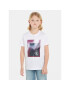 Calvin Klein Jeans Тишърт Hyper Spray Monogram IU0IU00522 Бял Regular Fit - Pepit.bg