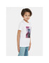 Calvin Klein Jeans Тишърт Hyper Spray Monogram IU0IU00522 Бял Regular Fit - Pepit.bg