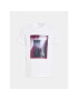 Calvin Klein Jeans Тишърт Hyper Spray Monogram IU0IU00522 Бял Regular Fit - Pepit.bg