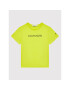 Calvin Klein Jeans Тишърт Institutional IB0IB00347 Зелен Regular Fit - Pepit.bg