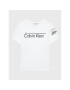 Calvin Klein Jeans Тишърт Institutional Lined Logo IB0IB01321 Бял Regular Fit - Pepit.bg