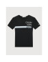 Calvin Klein Jeans Тишърт Institutional Spray IB0IB00895 Черен Regular Fit - Pepit.bg