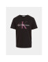 Calvin Klein Jeans Тишърт IU0IU00460 Черен Regular Fit - Pepit.bg