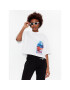Calvin Klein Jeans Тишърт J20J220727 Бял Regular Fit - Pepit.bg