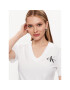 Calvin Klein Jeans Тишърт J20J221429 Бял Regular Fit - Pepit.bg