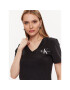 Calvin Klein Jeans Тишърт J20J221429 Черен Regular Fit - Pepit.bg
