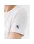Calvin Klein Jeans Тишърт J20J222128 Бял Regular Fit - Pepit.bg