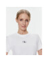 Calvin Klein Jeans Тишърт J20J222687 Бял Regular Fit - Pepit.bg