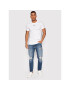 Calvin Klein Jeans Тишърт J30J320595 Бял Slim Fit - Pepit.bg