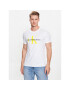 Calvin Klein Jeans Тишърт J30J320806 Бял Regular Fit - Pepit.bg