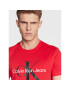 Calvin Klein Jeans Тишърт J30J320806 Червен Slim Fit - Pepit.bg