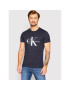 Calvin Klein Jeans Тишърт J30J320935 Тъмносин Slim Fit - Pepit.bg