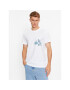Calvin Klein Jeans Тишърт J30J324019 Бял Regular Fit - Pepit.bg