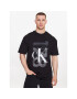 Calvin Klein Jeans Тишърт J30J324207 Черен Regular Fit - Pepit.bg
