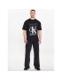 Calvin Klein Jeans Тишърт J30J324207 Черен Regular Fit - Pepit.bg