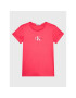Calvin Klein Jeans Тишърт Micro Monogram IG0IG01470 Розов Slim Fit - Pepit.bg