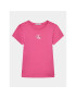Calvin Klein Jeans Тишърт Micro Monogram IG0IG01470 Розов Slim Fit - Pepit.bg