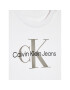 Calvin Klein Jeans Тишърт Monogram IN0IN00001 Бял Regular Fit - Pepit.bg