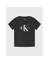 Calvin Klein Jeans Тишърт Monogram IN0IN00001 Черен Regular Fit - Pepit.bg