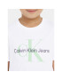 Calvin Klein Jeans Тишърт Monogram IU0IU00460 Бял Regular Fit - Pepit.bg