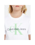 Calvin Klein Jeans Тишърт Monogram IU0IU00460 Бял Regular Fit - Pepit.bg