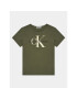 Calvin Klein Jeans Тишърт Monogram IU0IU00460 Зелен Regular Fit - Pepit.bg