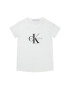 Calvin Klein Jeans Тишърт Monogram Logo IU0IU00068 Бял Regular Fit - Pepit.bg