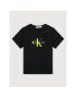 Calvin Klein Jeans Тишърт Monogram Logo IU0IU00068 Черен Regular Fit - Pepit.bg