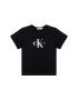 Calvin Klein Jeans Тишърт Monogram Logo IU0IU00068 Черен Regular Fit - Pepit.bg