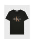 Calvin Klein Jeans Тишърт Monogram Logo IU0IU00267 Черен Regular Fit - Pepit.bg