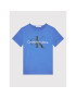 Calvin Klein Jeans Тишърт Monogram Logo IU0IU00267 Син Regular Fit - Pepit.bg