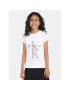 Calvin Klein Jeans Тишърт Monogram Repeat IG0IG02263 Бял Slim Fit - Pepit.bg