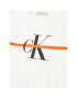 Calvin Klein Jeans Тишърт Monogram Stripe IB0IB00448 Бял Regular Fit - Pepit.bg