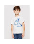 Calvin Klein Jeans Тишърт Pixelated Monogram IB0IB00850 Бял Regular Fit - Pepit.bg
