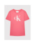 Calvin Klein Jeans Тишърт Pride Monogram Logo IU0IU00339 Розов Regular Fit - Pepit.bg