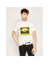 Calvin Klein Jeans Тишърт Rave Photo Print J30J314796 Бял Regular Fit - Pepit.bg