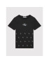 Calvin Klein Jeans Тишърт Repeated Monogram IB0IB01104 Черен Regular Fit - Pepit.bg