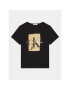 Calvin Klein Jeans Тишърт Second Skin IB0IB01971 Черен Regular Fit - Pepit.bg