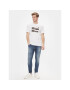 Calvin Klein Jeans Тишърт Slogan Tee J30J324645 Бял Regular Fit - Pepit.bg