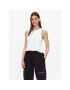 Calvin Klein Jeans топ J20J221055 Бял Regular Fit - Pepit.bg