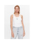 Calvin Klein Jeans топ J20J221430 Бял Regular Fit - Pepit.bg