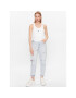 Calvin Klein Jeans топ J20J221430 Бял Regular Fit - Pepit.bg