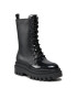 Calvin Klein Jeans Туристически oбувки Flatform Laceup Boot Patent YW0YW00852 Черен - Pepit.bg