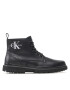 Calvin Klein Jeans Туристически oбувки Lug Mid Laceup Boot YM0YM00543 Черен - Pepit.bg