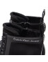 Calvin Klein Jeans Туристически oбувки Military Boot Mix Material YW0YW00673 Черен - Pepit.bg