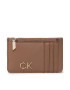 Calvin Klein Калъф за кредитни карти Re-Lock Mlti Cardholder K60K609590 Кафяв - Pepit.bg