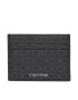 Calvin Klein Калъф за кредитни карти Rubberized Cardholder 6Cc K50K511256 Черен - Pepit.bg