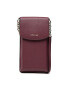 Calvin Klein Калъф за телефон Ck Must Phone Pouch Xbody K60K608246 Бордо - Pepit.bg