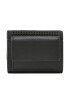 Calvin Klein Малък дамски портфейл Re-Lock Trifold Xxs Perf K60K610662 Черен - Pepit.bg