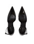 Calvin Klein Обувки на ток Geo Stil Pump W Ankl Strp 90-Pat HW0HW01826 Черен - Pepit.bg